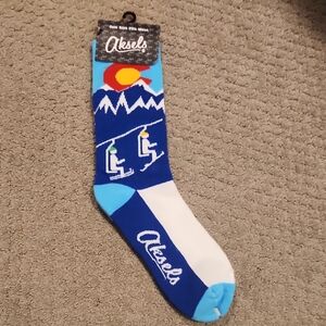 NEW Blue Mountain Ski Socks Mens ONE SIZE